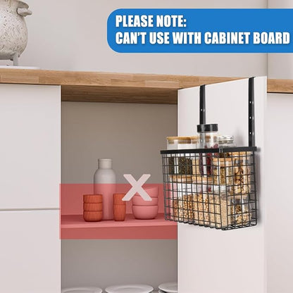 2 Pack Cabinet Door Organizer, Over The Cabinet Door Organizer - Image 3
