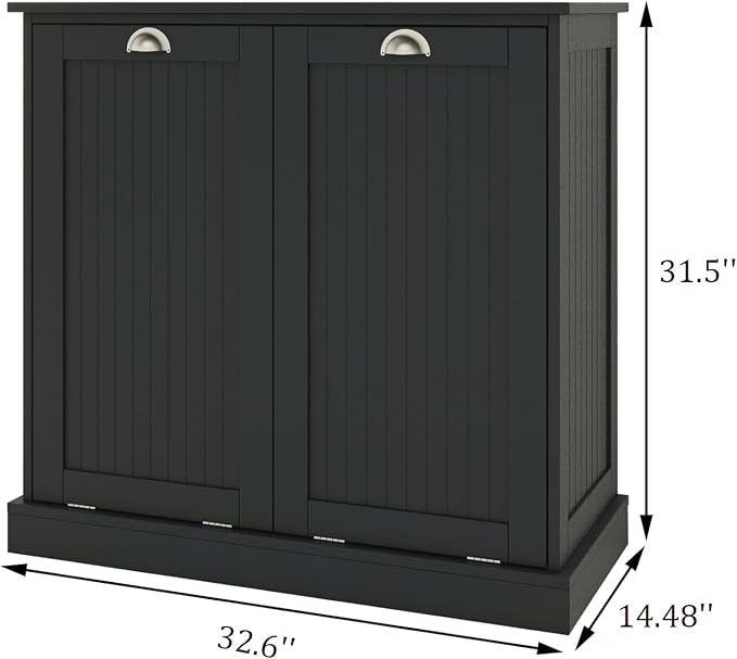 Tilt Out Laundry Hamper Cabinet - Image 2