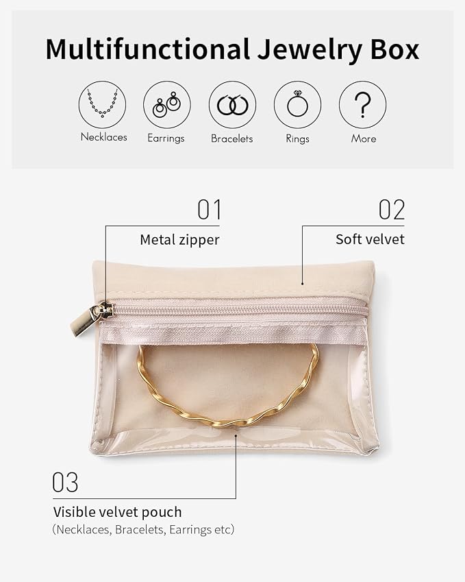 Vlando Velvet Jewelry Pouch - Image 3