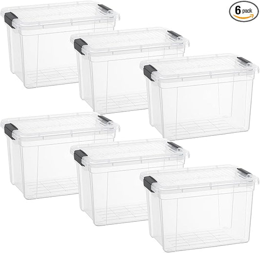 Superio Clear Storage Boxes by Superio
