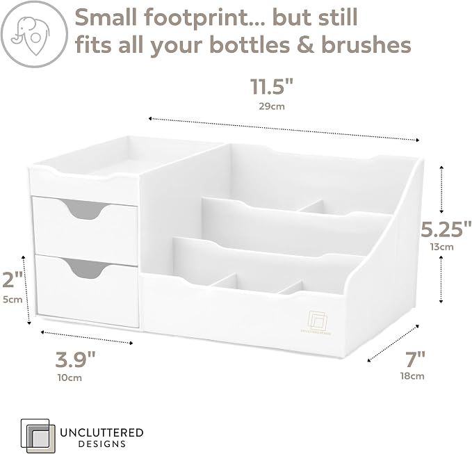 Uncluttered Designs Large Makeup Organizer - Image 3