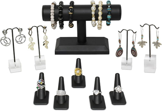 MOOCA Jewelry Display Set, Necklace Display Bust, Earring Organizer, Ring by Mooca