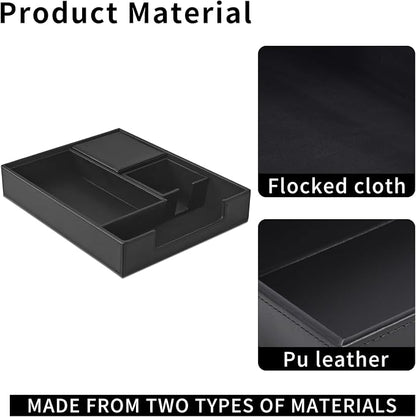 4 Pack Leather Office Supplies/Desk Organizer - Image 5
