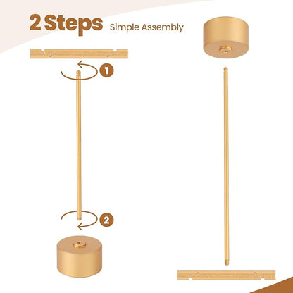 Metal Earring Stand Display Round Base Earring T Bar Display Necklace Bracelet - Image 5