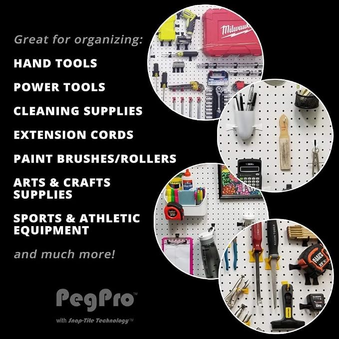 PegPro™ 2" Straight Hooks for 1/4" Pegboards - Image 5