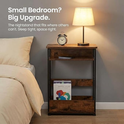 Narrow Side Table, 3-Tier Slim End Table - Image 6