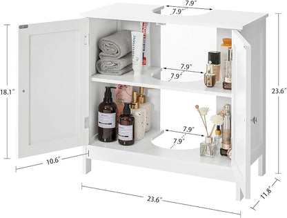 TEENFON Pedestal Sink Storage Cabinet, Under Sink Cabinet - Image 2