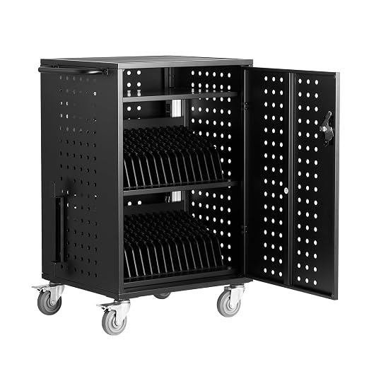 VEVOR Charging Cart, 32 Device Mobile Charging Station, Office and Classroom - Image 9