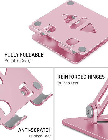 Tablet Stand Holder for Desk, Adjustable Desktop Tablet Holder, Foldable - Image 5