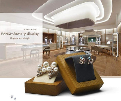 Jewelry Tray Solid Wood Display Stand Earrings Jewelry Earrings Display Tray - Image 5