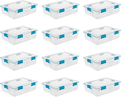 Sterilite 12-Pack Gasket Box, Weather-Resistant Storage Bins - Image 8