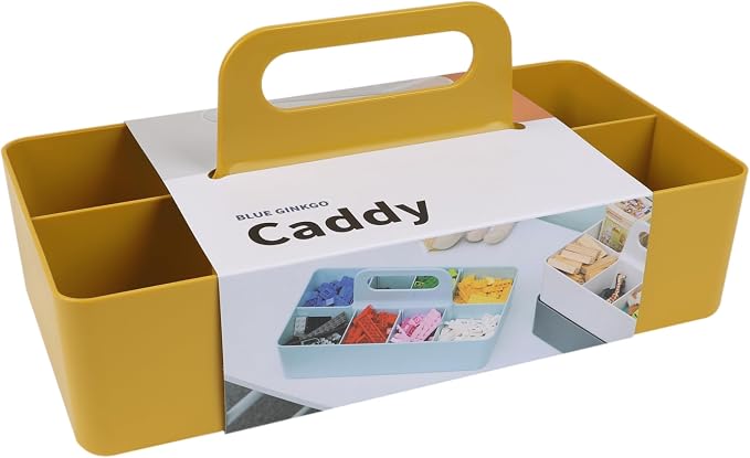BLUE GINKGO Stackable Organizer Caddy – Korean-Made Portable Tote by BLUEGINKGO