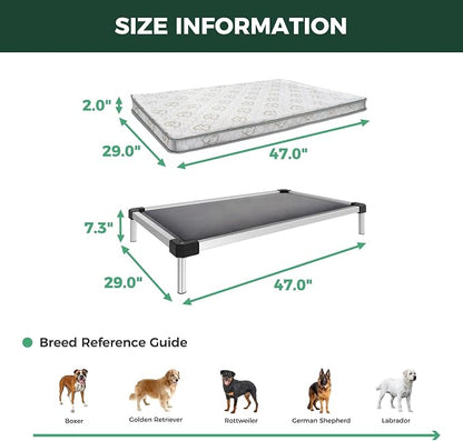FXW TitanNest Chew-Proof Elevated Dog Bed, Raised Cot - Image 6