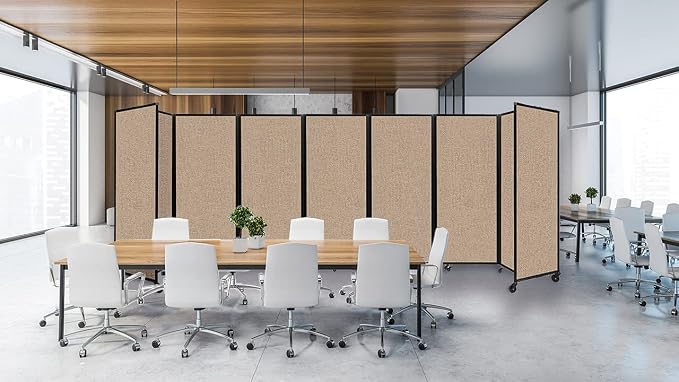 Versare Room Divider 360 Portable Wall Partition | Folding Panels | Large - Image 6