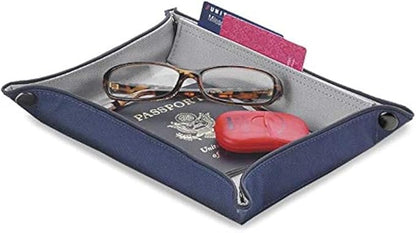 Valet Tray for Men and Women, EDC Catchall Organizer for Jewelry Phone Coins by Sagefinds