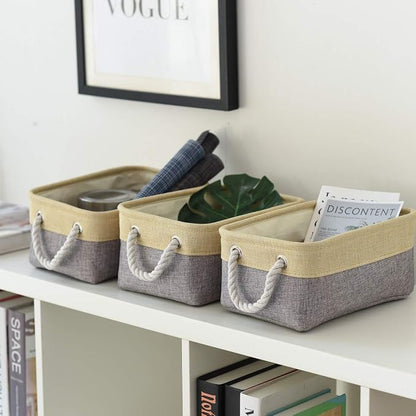 TheWarmHome Storage Bins for Organizing, Sturdy Storage Basket, Decorative - Image 8