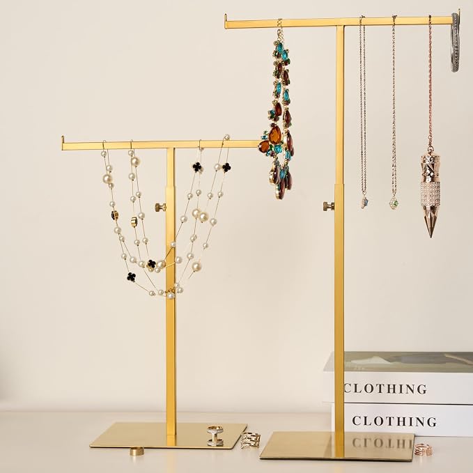 Purse Display Stand Jewelry Tower Stainless Steel Handbag Stand Jewelry Stands - Image 5