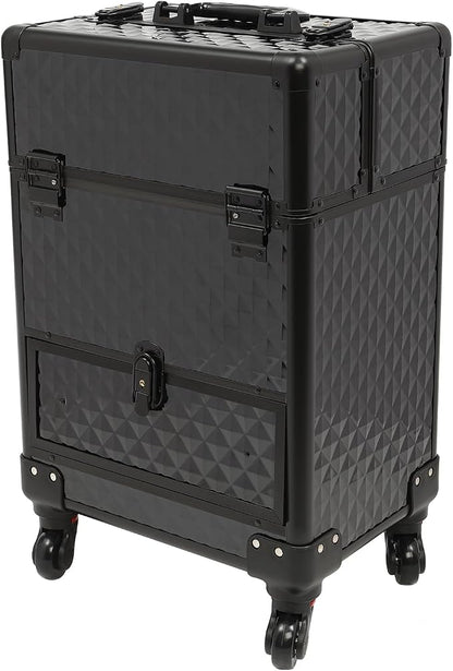 Professional Rolling Makeup Train Case - Image 3