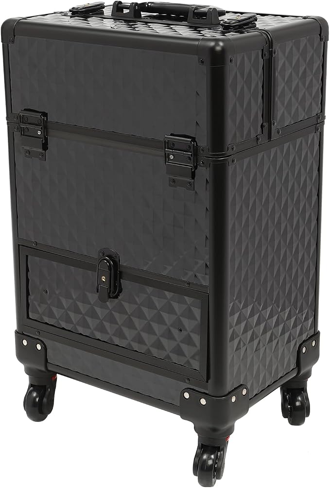 Rolling Makeup Case, Nail Storage Box by Unknown