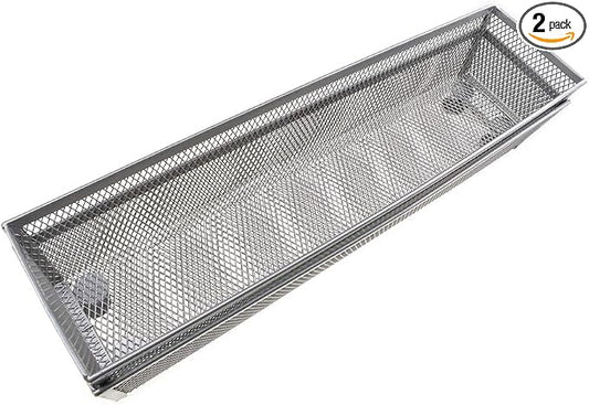 HAHIYO Stackable Mesh Tray Cup 12 x 3 x 2 inches Sturdy Container by HAHIYO