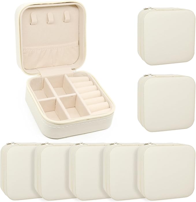 KEINE MARKE Small Jewelry Box, Travel Portable Jewelry Case by KEINEMARKE