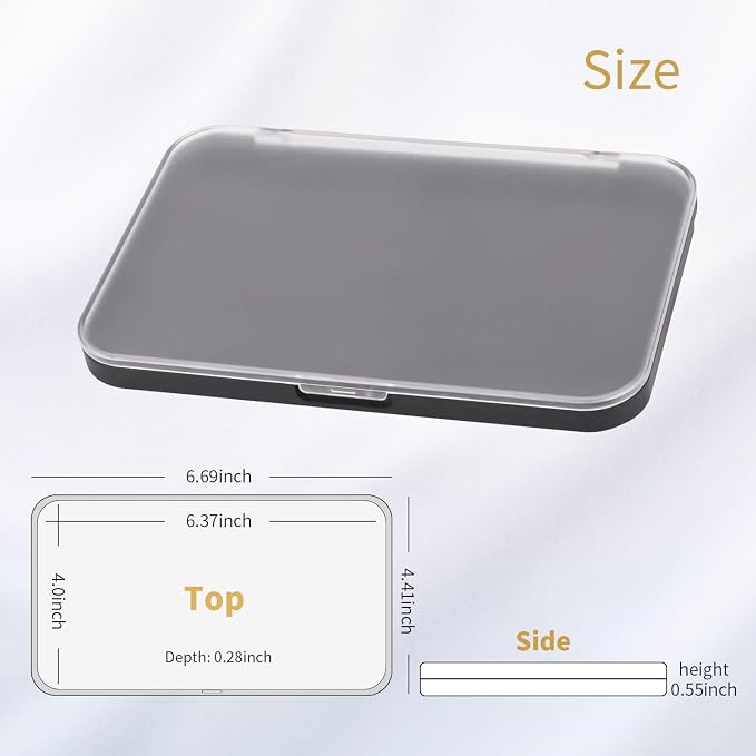 Magnetic Makeup Palette with Frosted Clear Top - Image 2