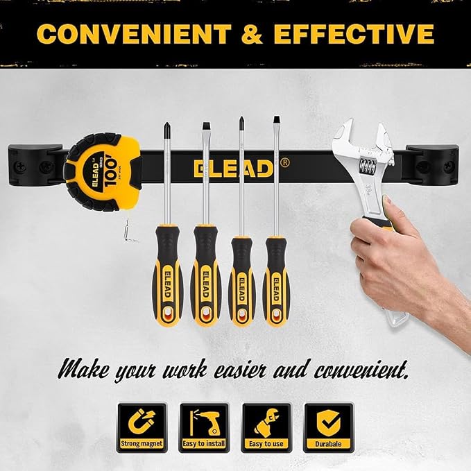 ELEAD 6-Piece 12" Magnetic Tool Holder Storage Organizer - Image 6