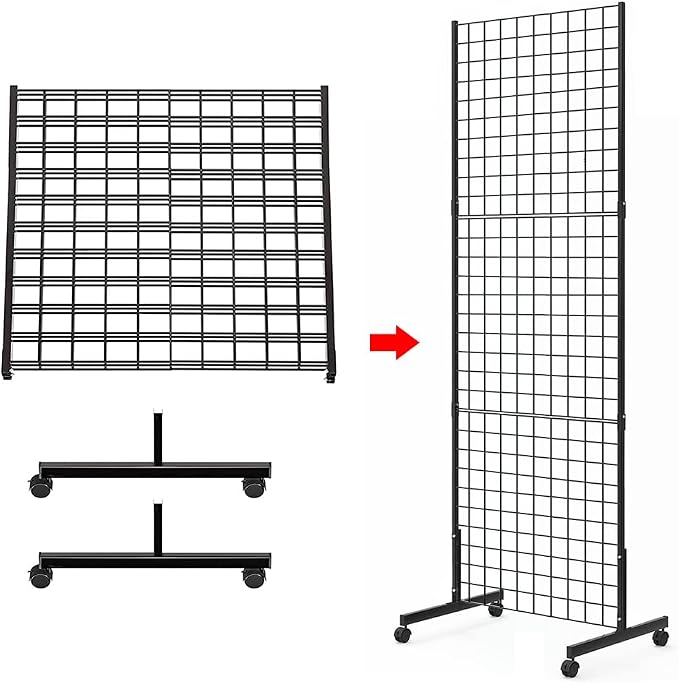 Eastern Tree 2 Packs 2'x 5' Six Pieces Gridwall Panels Stand - Image 4