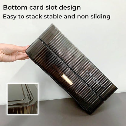 Makeup Organizer with Drawers Stackable Skincare Cosmetic Makeup organization - Image 3