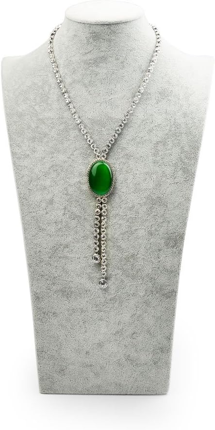 Oirlv Velvet 3-Dimensional Jewelry Stand Necklace Pendant Chain Jewelry Bust by Oirlv