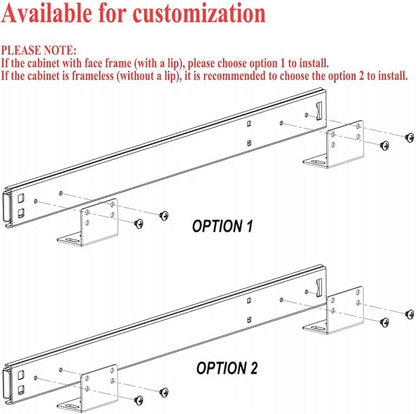 OCG Under Sink Cabinet Organizer Two Tier Pull Out Shelf, Under Sink Sliding - Image 3