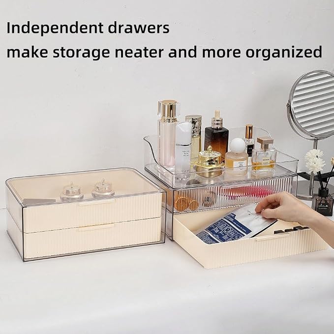 Makeup Organizer Countertop Large Cosmetic Display Cases Cosmetic Organizer - Image 6