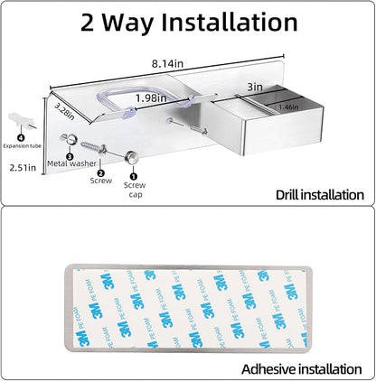Hair Dryer and Straightener Holder, Upgraded Hair Straightener Holder - Image 5
