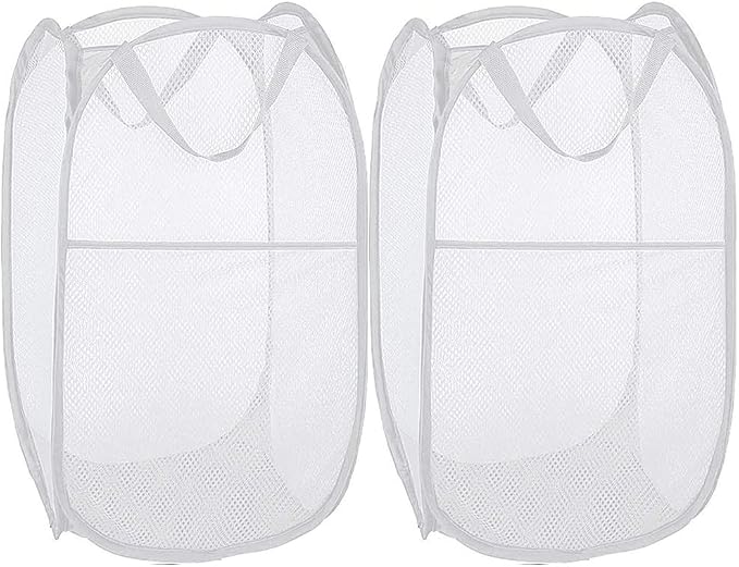 BATTOO Deluxe Strong Mesh Pop up Laundry Hamper Basket by BATTOO