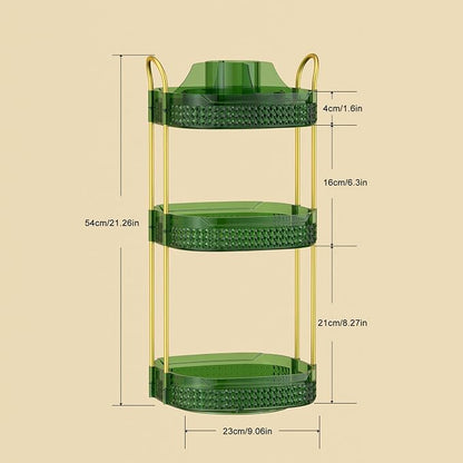 Rotating Makeup Organizer for Vanity 3 Tier, Perfume Organizer - Image 4