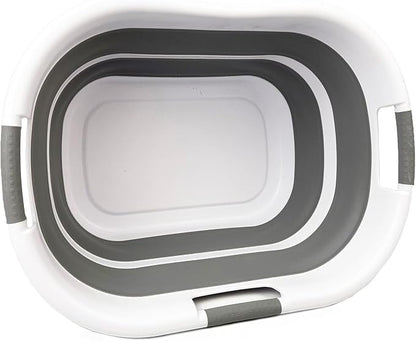 SAMMART 30L Collapsible Plastic Laundry Basket by SAMMART
