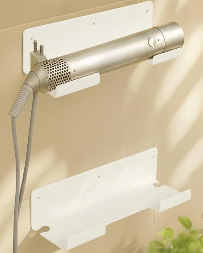 Dyson Straightener Holder, Hair Dryer Holder Wall Mount for, Adhesive Curling by BANJEKT