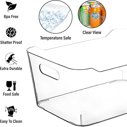 Clear storage organizer bins, Medium Kitchen Cabinet Organizers and Storage - Image 6