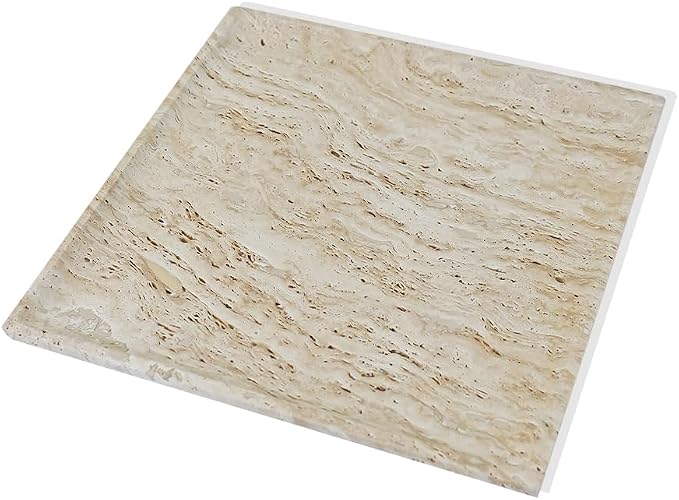 Natural Beige Travertine Marble Luxury Tray, - Image 5