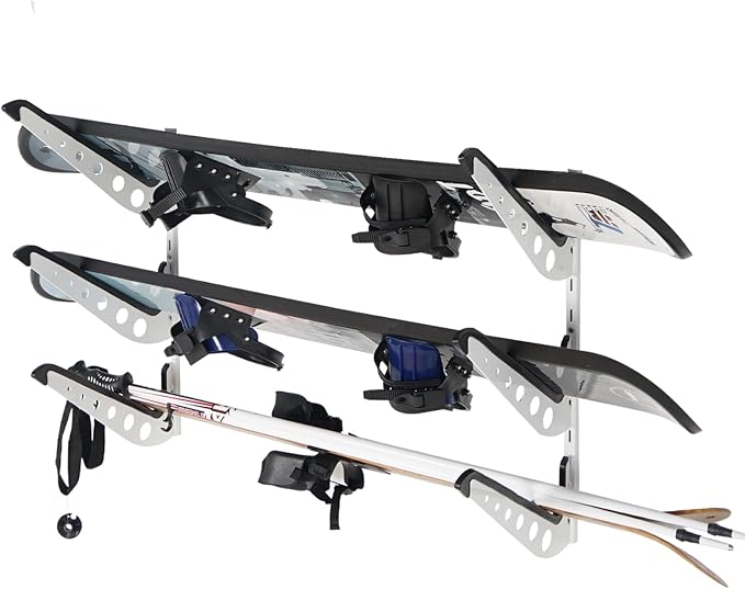 Snowboard Wall Racks, Adjustable Storage Rack by JUSTOOP