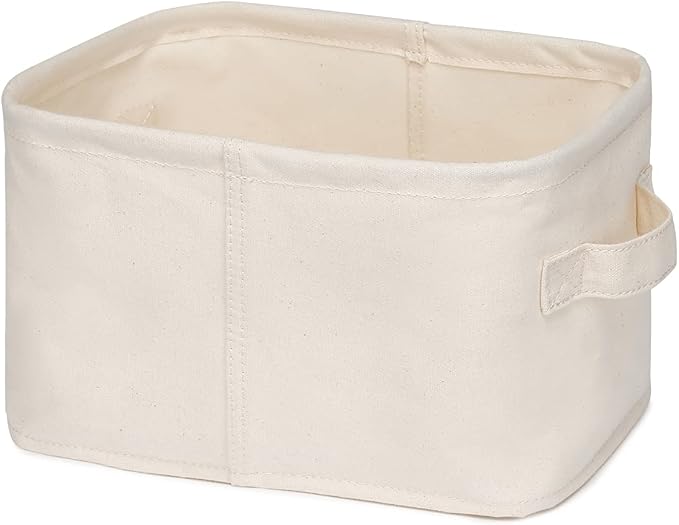 Decorative Basket Rectangular Fabric Storage Bin Organizer Basket by YONBEN