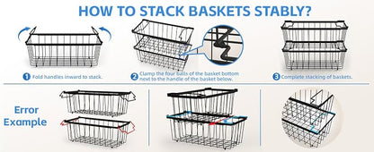 4 Pack Freezer Organizer Bins Suitable - Image 9