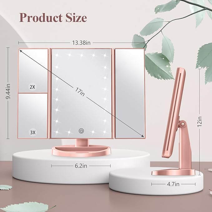 HUONUL Makeup Mirror Vanity - Image 6