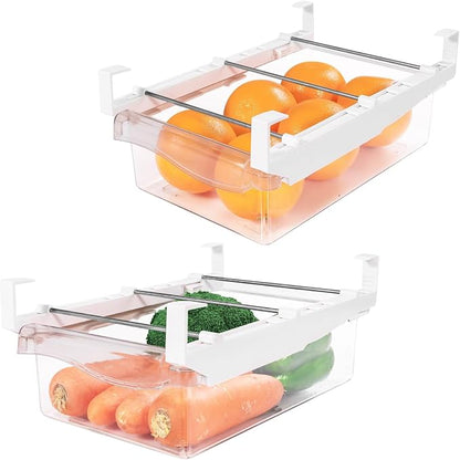 URALFA Fridge Drawer Organizer, Adjustable Refrigerator Drawers - Image 7