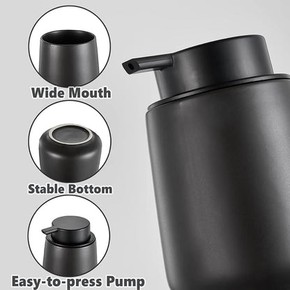 Matte Black Bathroom Accessory Set - Image 3