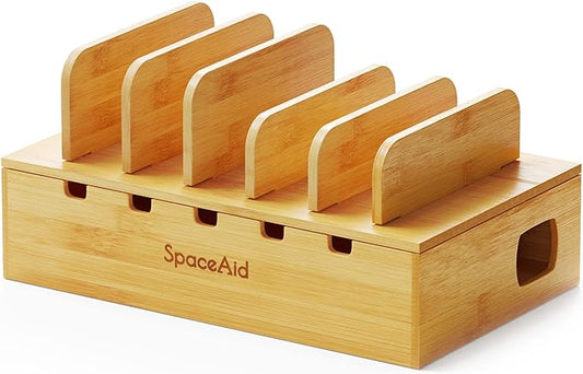 SpaceAid Bamboo Charging Station by SpaceAid