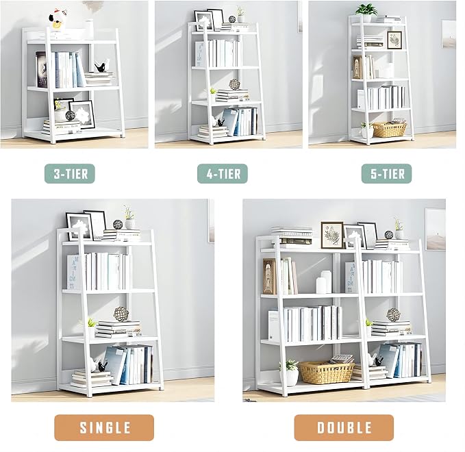 IOTXY 4 Tier Open Bookshelf - Image 7