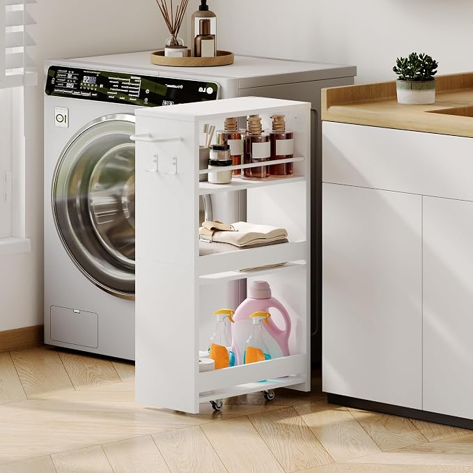 ChooChoo 4-Tier Slim Storage Cart - Image 3