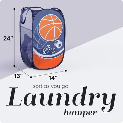 Handy Laundry Collapsible Mesh Pop Up Hamper - Image 2