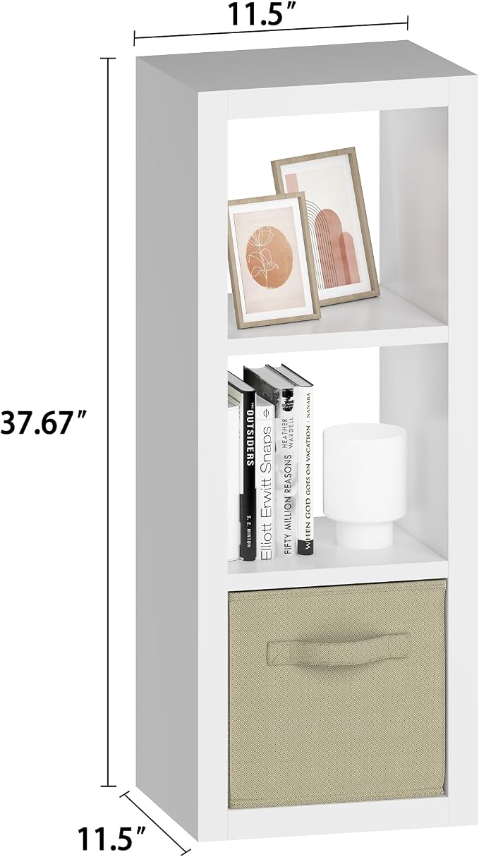 furtble 3 Cube Storage Organizer Shelf - Image 3
